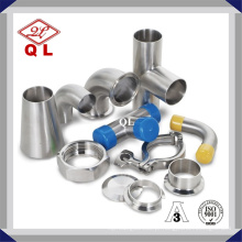 Sanitária de aço inoxidável Food Grade soldado Pipe Fitting